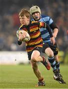 29 March 2014; Action from the half-time mini-games featuring Lansdowne RFC in action against Navan RFC during the Celtic League 2013/14 Round 18 match between Leinster and Munster at the Aviva Stadium, Lansdowne Road, Dublin. Picture credit: Brendan Moran / SPORTSFILE