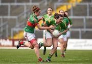 30 March 2014; Deirdre Corridon, Kerry, in action against Aileen Gilroy, Mayo. TESCO Homegrown Ladies National Football League, Division 1, Round 6, Kerry v Mayo, Fitzgerald Stadium, Killarney, Co. Kerry. Picture credit: Barry Cregg / SPORTSFILE