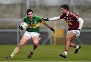 30 March 2014; Bryan Sheehan, Kerry, in action against Paul Sharry, Westmeath. Allianz Football League Division 1, Round 6, Westmeath v Kerry, Cusack Park, Mullingar, Co. Westmeath. Photo by Sportsfile
