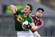 30 March 2014; Stephen O'Brien, Kerry, in action against John Egan, Westmeath. Allianz Football League Division 1, Round 6, Westmeath v Kerry, Cusack Park, Mullingar, Co. Westmeath. Photo by Sportsfile
