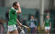 30 March 2014; Limerick captain Donal O'Grady reacts after defeat to Galway. Allianz Hurling League Division 1, Quarter-Final, Limerick v Galway, Gaelic Grounds, Limerick. Picture credit: Diarmuid Greene / SPORTSFILE