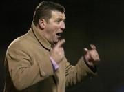 11 November 2005; Shamrock Rovers manager Roddy Collins during the match. eircom League, Premier Division, Shamrock Rovers v Waterford United, Dalymount Park, Dublin. Picture credit: Brian Lawless / SPORTSFILE