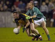 12 November 2005; Paddy Bradley, Ulster, in action against Tom Kelly, Leinster. M Donnelly Interprovincial Football Championship Final, Leinster v Ulster, Parnell Park, Dublin. Picture credit: Pat Murphy / SPORTSFILE