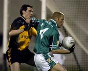 12 November 2005; Graham Geraghty, Leinster, in action against Kevin McGuckin, Ulster. M Donnelly Interprovincial Football Championship Final, Leinster v Ulster, Parnell Park, Dublin. Picture credit: Pat Murphy / SPORTSFILE