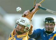 13 November 2005; Niall Hayes, Portumna, in action against Stephen Creaven, Loughrea. Galway County Senior Hurling Championship Final, Portumna v Loughrea, Pearse Stadium, Galway. Picture credit: David Maher / SPORTSFILE