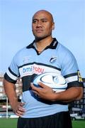 14 November 2005; Former New Zealand All Black winger Jonah Lomu who has signed up to play for Cardiff Blues. Arms Park, Cardiff, Wales. Picture credit: Tim Parfitt / SPORTSFILE