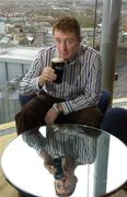 15 November 2005; Former Offaly hurler Brian Whelahan at the launch of the search for the best Guinness bartender on the island of Ireland. Gravity Bar, Guinness Storehouse, Dublin. Picture credit: Damien Eagers / SPORTSFILE