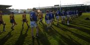 13 November 2005;  Portumna and Loughrea teams parade before the start of the game. Galway County Senior Hurling Championship Final, Portumna v Loughrea, Pearse Stadium, Galway. Picture credit: David Maher / SPORTSFILE