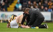 30 March 2014; Walter Walsh, Kilkenny, is attended to by Kilkenny medical personnel before leaving the pitch with a knee injury. Allianz Hurling League Division 1, Quarter-Final, Wexford v Kilkenny, Wexford Park, Wexford. Picture credit: Brendan Moran / SPORTSFILE