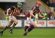 30 March 2014; Lee Chin, Wexford, in action against Mark Kelly, Kilkenny. Allianz Hurling League Division 1, Quarter-Final, Wexford v Kilkenny, Wexford Park, Wexford. Picture credit: Brendan Moran / SPORTSFILE