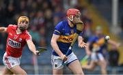 30 March 2014; Denis Maher, Tipperary, in action against Eoin Keane, Cork. Allianz Hurling League Division 1, Quarter-Final, Tipperary v Cork, Semple Stadium, Thurles, Tipperary  . Picture credit: David Maher / SPORTSFILE