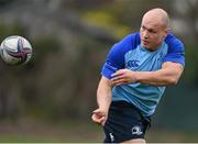 31 March 2014; Richardt Strauss, Leinster, in action during squad training ahead of their side's Heineken Cup Quarter-Final game against Toulon on Sunday. Leinster Rugby Squad Training and Media Briefing, Rosemount, UCD, Belfield, Dublin. Picture credit: Brendan Moran / SPORTSFILE