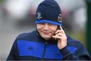 31 March 2014; Leinster's Brian O'Driscoll arrives for squad training ahead of their side's Heineken Cup Quarter-Final game against Toulon on Sunday. Leinster Rugby Squad Training and Media Briefing, Rosemount, UCD, Belfield, Dublin. Picture credit: Brendan Moran / SPORTSFILE