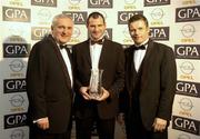 11 November 2005; Armagh's Steven McDonnell, An Taoiseach, Bertie Ahern, T.D, and Dessie Farrell, Chief Executive of the GPA at the 2005 GPA Opel Awards. Citywest Hotel, Dublin. Picture credit: Damien Eagers / SPORTSFILE