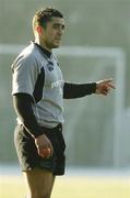 22 November 2005; Kieran Campbell during squad training. Ireland rugby squad training, Clongowes College, Clane, Co. Kildare. Picture credit: Damien Eagers / SPORTSFILE