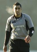 22 November 2005; Kieran Campbell during squad training. Ireland rugby squad training, Clongowes College, Clane, Co. Kildare. Picture credit: Damien Eagers / SPORTSFILE