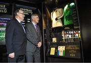 2 April 2014; Kerry's Mick O'Dwyer, right, who played inter-county GAA from 1957 to 1974, and Sligo's Micheal Kearins, who played inter-county GAA from 1961 to 1978, were today announced as inductees into the GAA Museum Hall of Fame. GAA Museum, Croke Park, Dublin. Picture credit: Matt Browne / SPORTSFILE