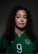 3 April 2014; Fiona O'Sullivan, Republic of Ireland. Republic of Ireland Women’s National Team Portraits, Dunboyne Castle, Dunboyne, Co. Meath. Picture credit: David Maher / SPORTSFILE