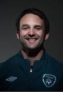 3 April 2014; Jamie Kearns, Republic of Ireland team doctor. Republic of Ireland Women’s National Team Portraits, Dunboyne Castle, Dunboyne, Co. Meath. Picture credit: David Maher / SPORTSFILE