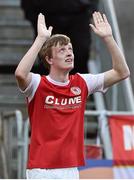 4 April 2014; Chris Forrester, St Patrick's Athletic, celebrates after scoring his side's first goal. Airtricity League Premier Division, St Patrick's Athletic v Dundalk, Richmond Park, Dublin. Picture credit: David Maher / SPORTSFILE