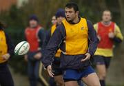 24 November 2005; Cristian Petre, Romania, in action during squad training. Romania Rugby Squad Training, Wanderers F.C., Merrion Road, Dublin. Picture credit: Matt Browne / SPORTSFILE