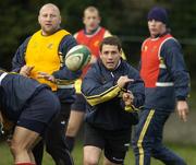 24 November 2005; Petru Mitu, Romania, in action during squad training. Romania Rugby Squad Training, Wanderers F.C., Merrion Road, Dublin. Picture credit: Matt Browne / SPORTSFILE