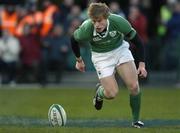 26 November 2005; Andrew Trimble, Ireland, goes over to score his sides first try. permanent tsb International Friendly 2005-2006, Ireland v Romania, Lansdowne Road, Dublin. Picture credit: Brian Lawless / SPORTSFILE