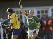 26 November 2005; Johnny O'Connor, Ireland, celebrates after scoring his try. permanent tsb International Friendly 2005-2006, Ireland v Romania, Lansdowne Road, Dublin. Picture credit: Brian Lawless / SPORTSFILE