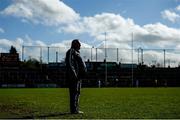 6 April 2014; Armagh manager Paul Grimley watches the final moments of their defeat to Donegal. Allianz Football League, Division 2, Round 7, Armagh v Donegal, Athletic Grounds, Armagh. Picture credit: Brendan Moran / SPORTSFILE