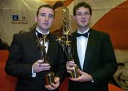 25 November 2005; Tipperary All-Stars Eoin Kelly, left and Paul Kelly at the 2005 Vodafone GAA All-Star Awards. Citywest Hotel, Dublin. Picture credit: Brendan Moran / SPORTSFILE