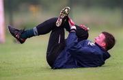 2 June 1999; Alan Kelly during a Republic of Ireland training session at the AUL Complex in Clonshaugh, Dublin. Photo by Ray McManus/Sportsfile