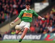 23 May 1999. Aodán MacGearailt of Kerry during the Bank of Ireland Munster Senior Football Championship Quarter-Final match between Kerry and Tipperary at Austin Stack Park in Tralee, Kerry. Photo by Ray Lohan/Sportsfile
