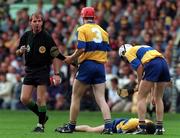 14 September 1997; Referee Dickie Murphy Clare during the Guinness All-Ireland Senior Hurling Championship Final match between Clare and Tipperary at Croke Park in Dublin. Photo by Ray McManus/Sportsfile