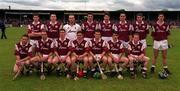 16 May 1999; The Galway team before the Church & General National Hurling League Division 1 Final match between Galway and Tipperary at Cusack Park in Ennis, Clare. Photo by Ray McManus/Sportsfile