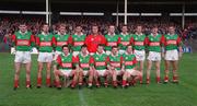 29 May 1999; The Mayo team before the Bank of Ireland Connacht Senior Football Championship Quarter-Final match between Mayo and New York at MacHale Park in Castlebar, Mayo. Photo by Brendan Moran/Sportsfile