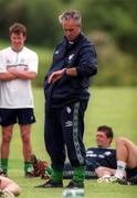 25 May 1999; Manager Mick McCarthy checks his watch during during a Republic of Ireland training session at the Nuremore Hotel in Carrickmacross, Monaghan. Photo by Brendan Moran/Sportsfile