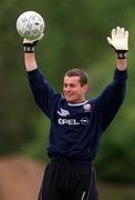25 May 1999; Shay Given during a Republic of Ireland training session at the Nuremore Hotel in Carrickmacross, Monaghan. Photo by Brendan Moran/Sportsfile