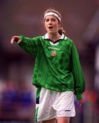 29 May 1999; Yvonne Tracey of Republic of Ireland during the Women's International Friendly match between Republic of Ireland and Northern Ireland at Lansdowne Road in Dublin. Photo by Ray McManus/Sportsfile