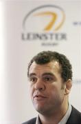 30 November 2005; Head coach Michael Cheika, speaking at a Leinster Rugby Press Conference. RDS, Ballsbridge, Dublin. Picture credit: Matt Browne / SPORTSFILE
