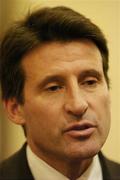 2 December 2005; Lord Sebastian Coe, Chairman of the London 2012 Olympic Games Committee, at the European Olympic Committee General Assembly. Four Season's Hotel, Dublin. Picture credit: Brendan Moran / SPORTSFILE