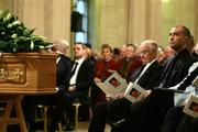 3 December 2005; Dickie and Calum Best, during the funeral of George Best in Parliment Buildings, Stormont, Belfast, Co. Antrim. Picture credit: PA Pool / SPORTSFILE
