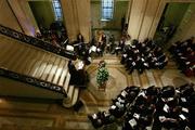 3 December 2005; George Best's funeral service in Parliament Buildings at Stormont, Belfast, Co. Antrim. Picture credit: PA Pool / SPORTSFILE