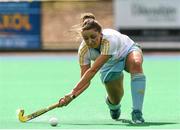 6 April 2014; Gillian Pinder, UCD. Irish Senior Women's Hockey League Final, UCD v Railway Union, Banbridge Hockey Club, Banbridge, Co. Antrim. Picture credit: Ramsey Cardy / SPORTSFILE