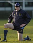 6 December 2005; Malcolm O'Kelly, Leinster, in action during squad training. Leinster Rugby squad training, Old Belvedere, Anglesea Road, Dublin. Picture credit: Pat Murphy / SPORTSFILE