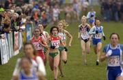 11 December 2005; Jolene Byrne, Ireland sprints to the line during the Senior Women's European Cross Country Championships, Tilburg, Netherlands. Picture credit: Damien Eagers / SPORTSFILE