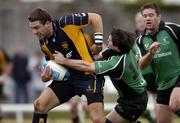 17 December 2005; Thomas Lombard, Worcester, is tackled by Ted Robinson, Connacht. European Challenge Cup 2005-2006, Pool 5, Conancht v Worcester, Sportsground, Galway. Picture credit: Matt Browne / SPORTSFILE