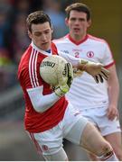 6 April 2014; Niall Morgan, Tyrone. Allianz Football League, Division 1, Round 7, Tyrone v Dublin, Healy Park, Omagh, Co. Tyrone. Picture credit: Ray McManus / SPORTSFILE