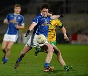 9 April 2014; Enda Flanagan, Cavan, in action against Eoin McHugh, Donegal. Cadbury Ulster GAA Football U21 Championship Final, Cavan v Donegal, Athletic Grounds, Armagh. Picture credit: Oliver McVeigh / SPORTSFILE