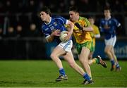 9 April 2014; Aaron O'Hara, Cavan, in action against Martin O'Reilly, Donegal. Cadbury Ulster GAA Football U21 Championship Final, Cavan v Donegal, Athletic Grounds, Armagh. Picture credit: Oliver McVeigh / SPORTSFILE