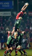 27 December 2005; Paul O'Connell, Munster, wins a lineout from Andrew Farley, Connacht. Celtic League 2005-2006, Group A, Munster v Connacht, Thomond Park, Limerick. Picture credit: Brendan Moran / SPORTSFILE